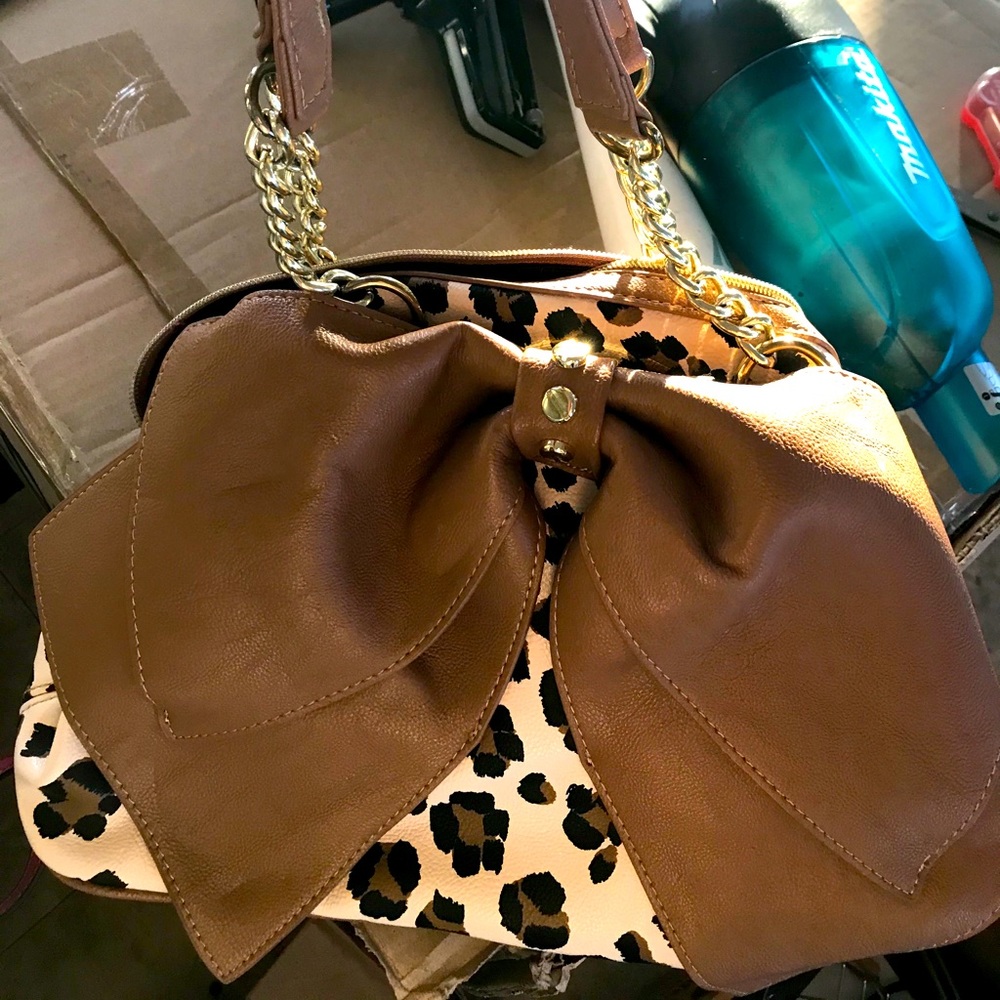 Betsy Johnson Cheetah Purse